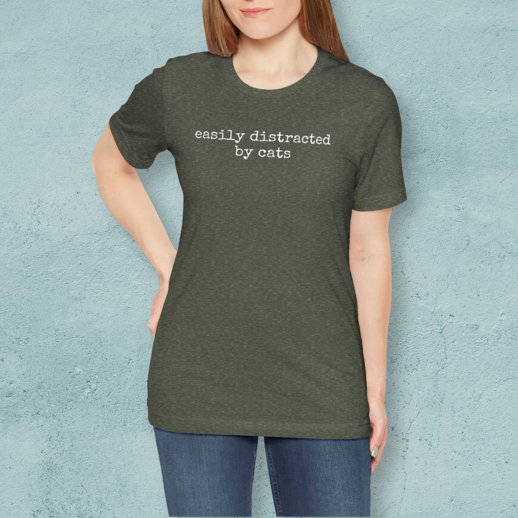 Easily Distracted by Cats  T-Shirt