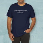 Powered by Coffee & Cats (text) T-Shirt
