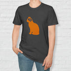 One Brain Cell Orange Cat T-Shirt