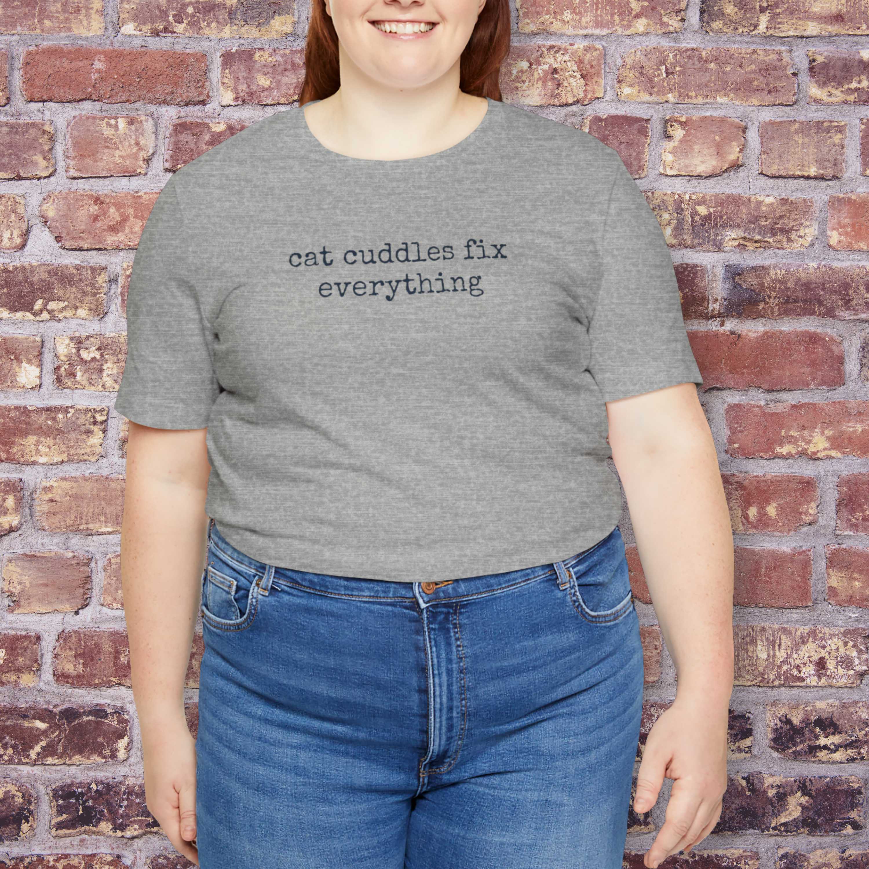 Cat Cuddles Fix Everything T-Shirt