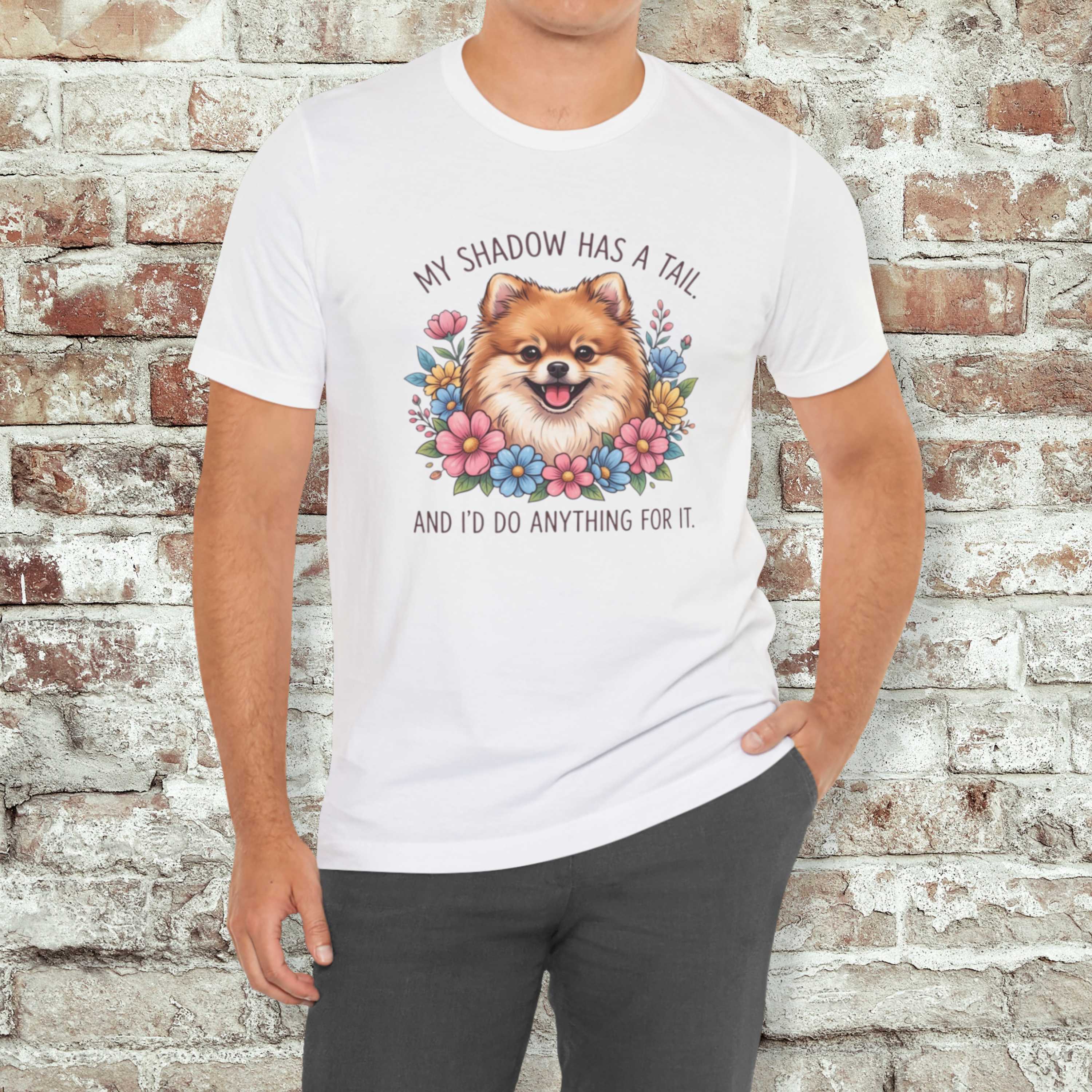 My Shadow Has a Tail Dog T-Shirt