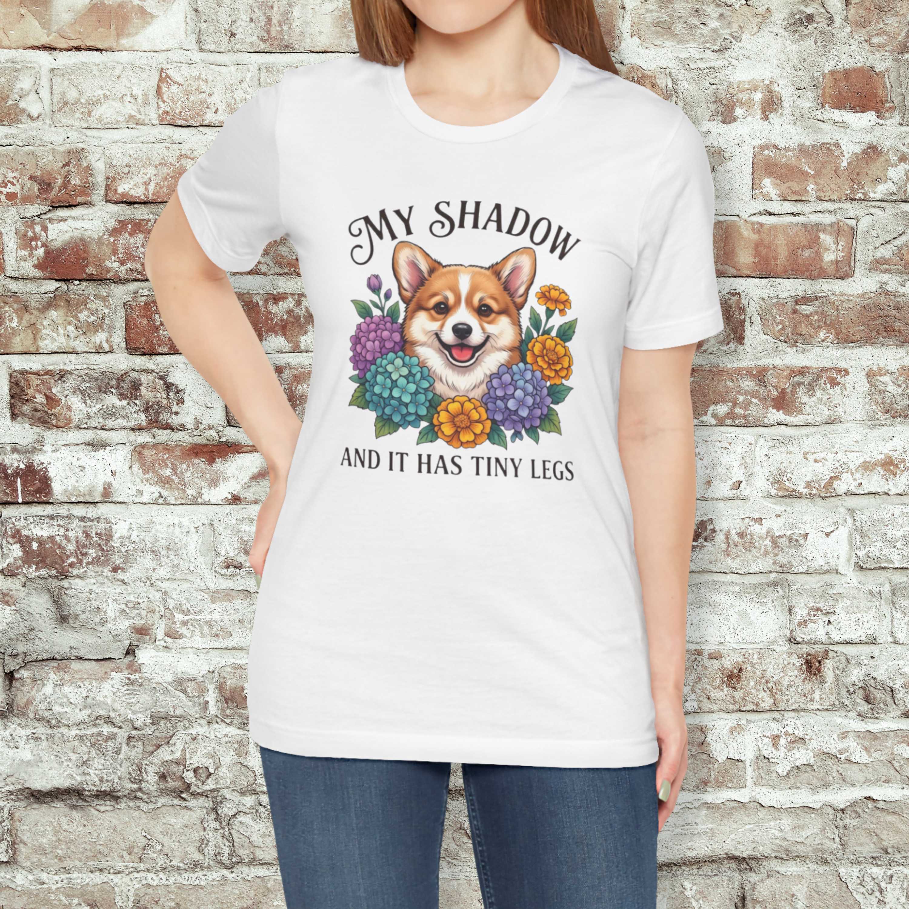 My Shadow Has Tiny Legs Dog T-Shirt