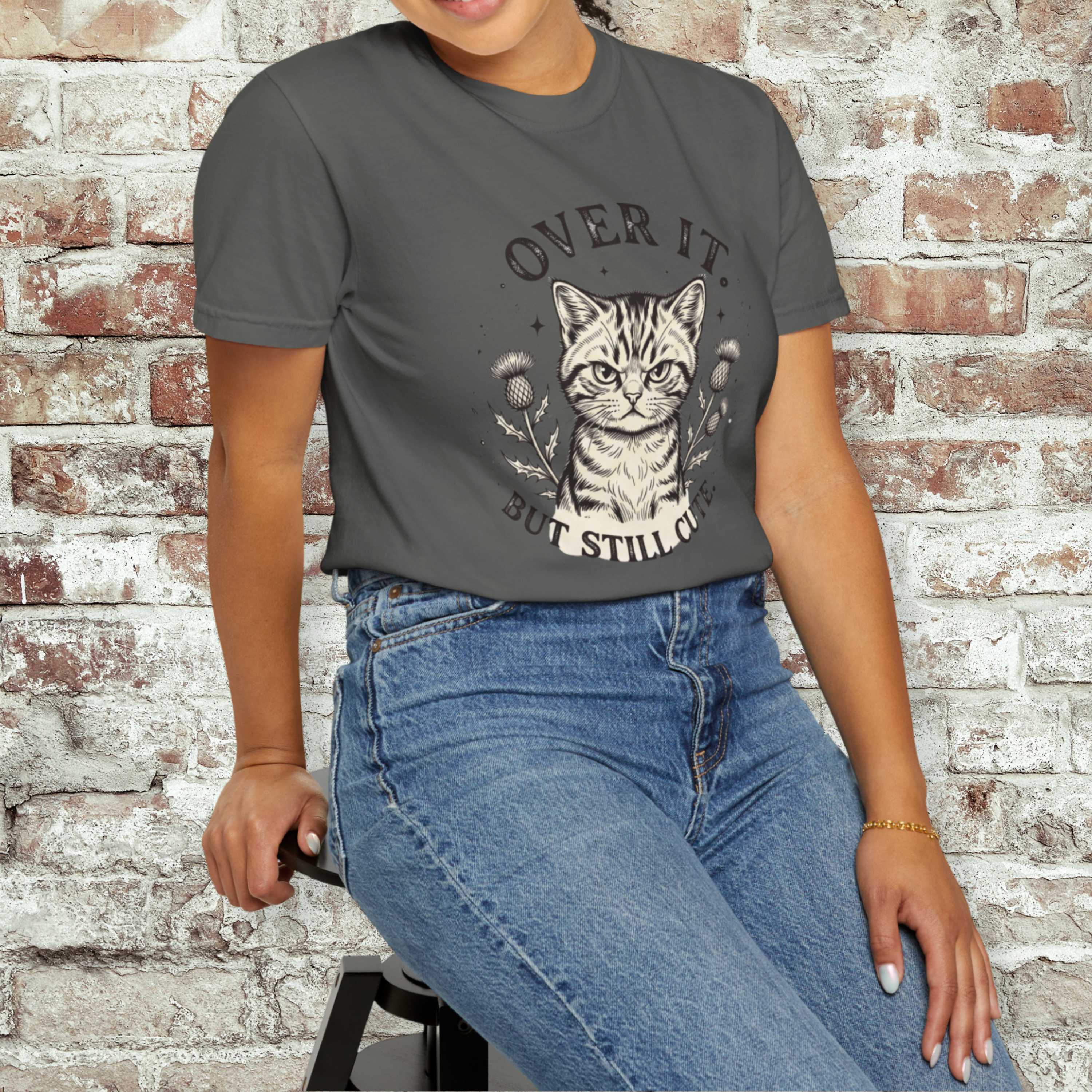 Over It But Still Cute Cat T-Shirts