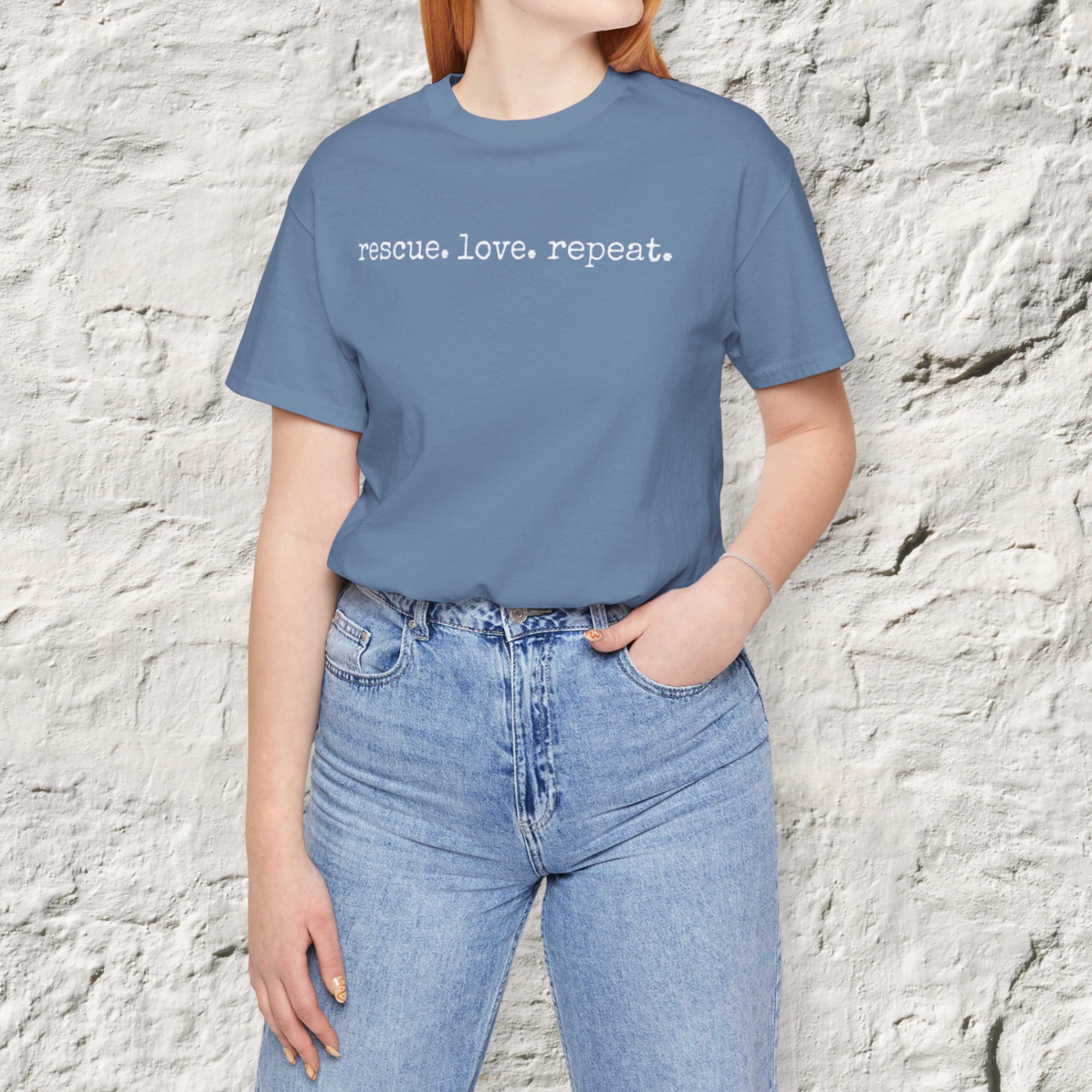 Rescue. Love. Repeat.  T-Shirt