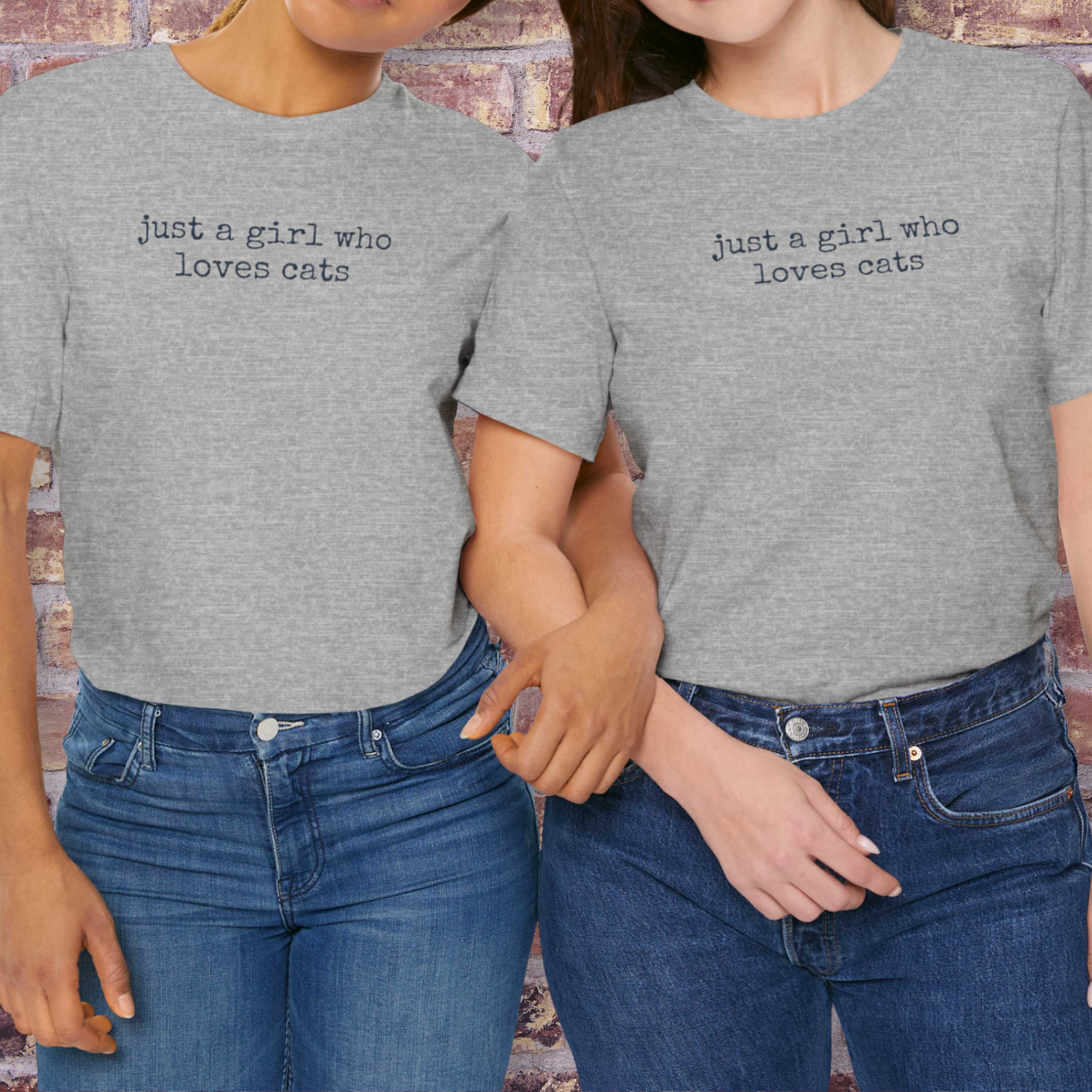 Just A Girl Who Loves Cats T-Shirt