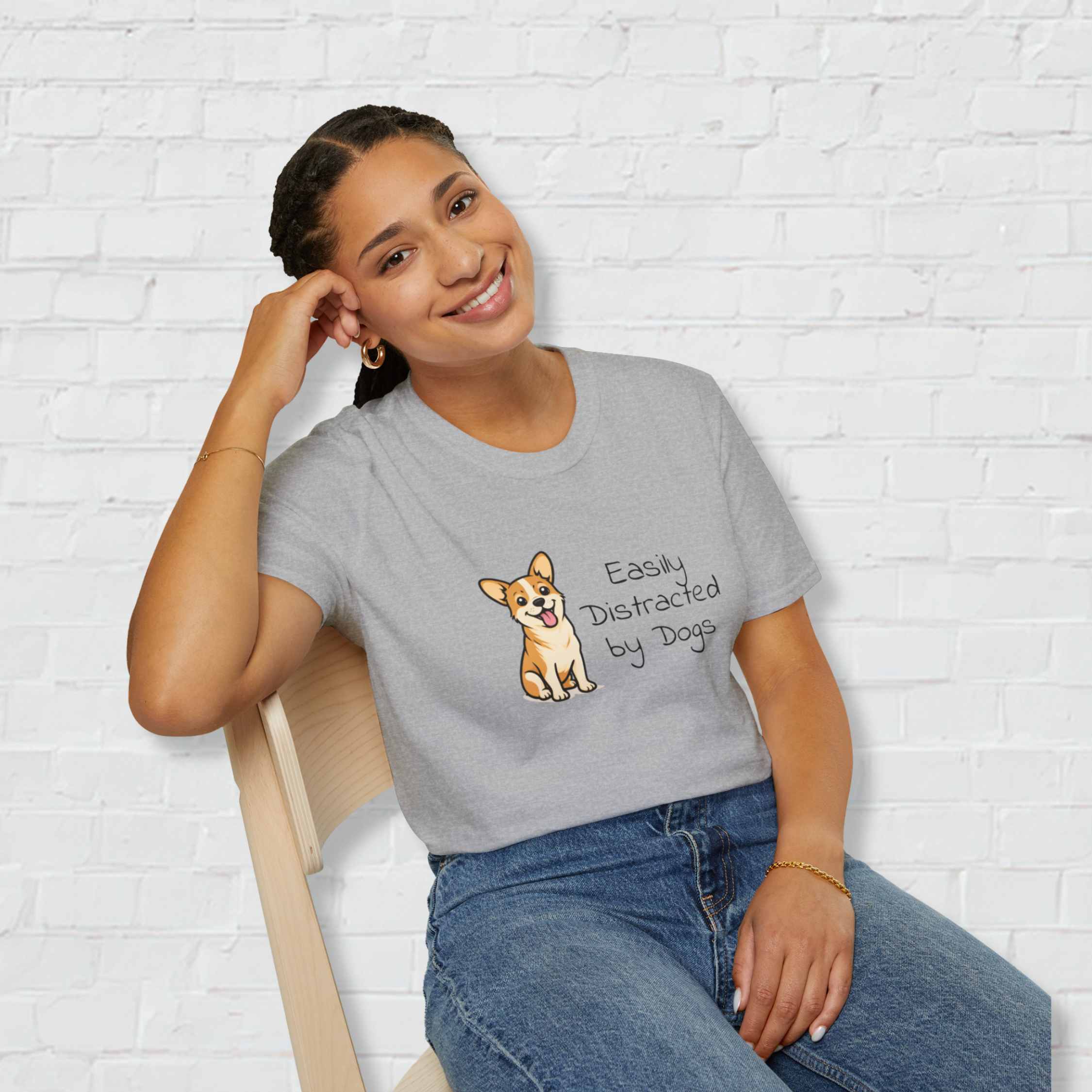 Easily Distracted By Dogs T-Shirt