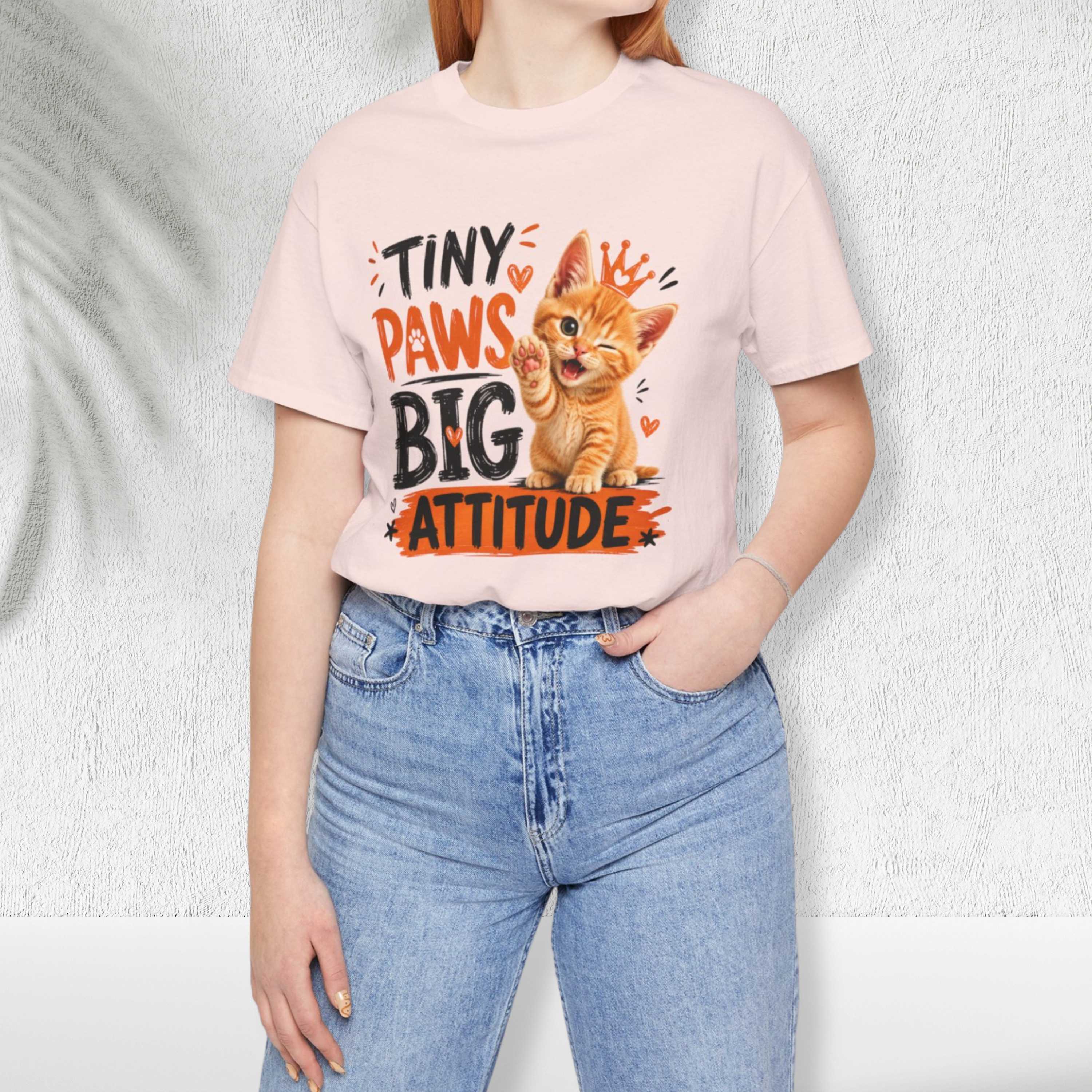 Tiny Paws Big Attitude T-Shirt