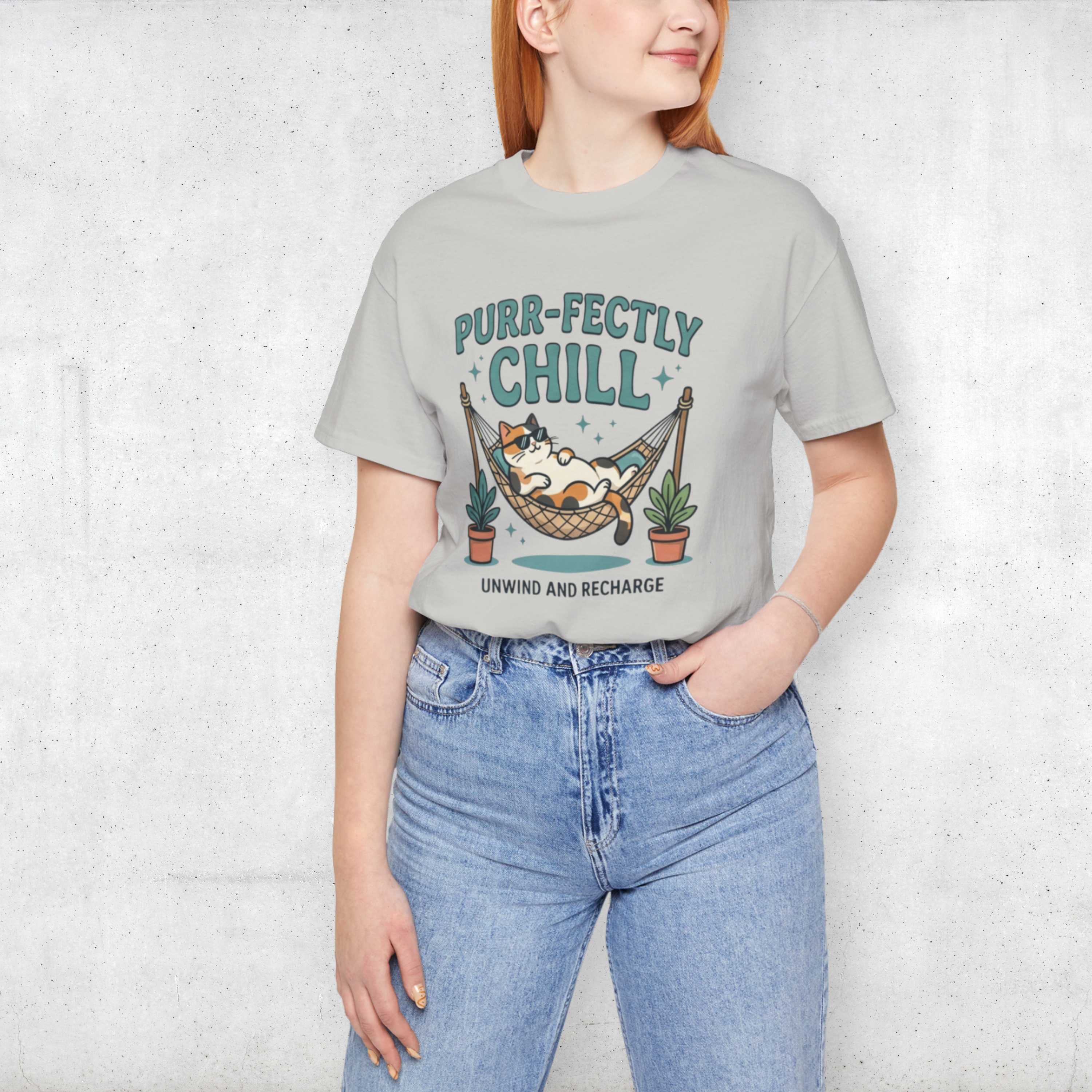Purr-fectly Chill Cat T-Shirt
