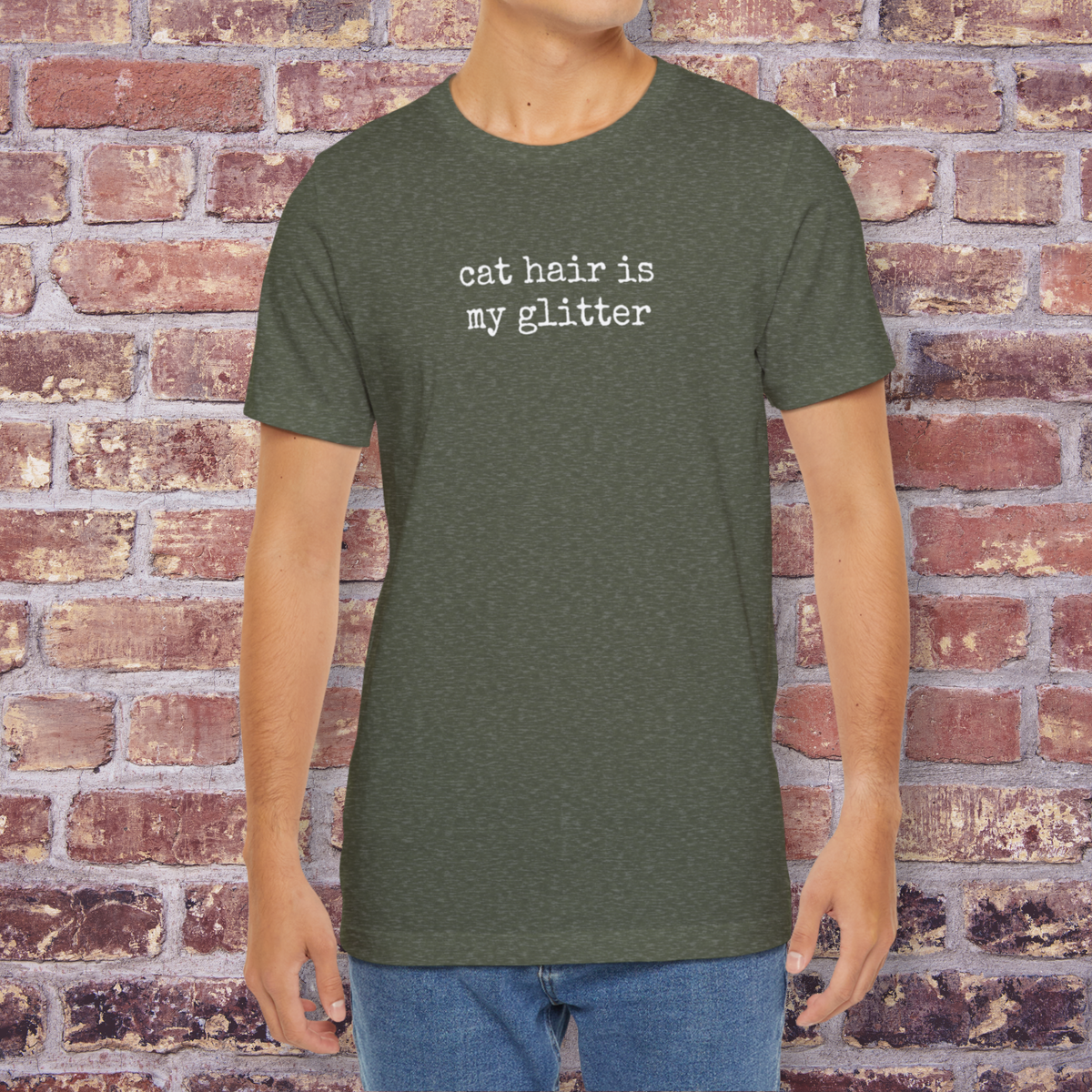 Cat hair is my Glitter T-Shirt