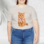 Orange Kitten Smiling T-Shirt