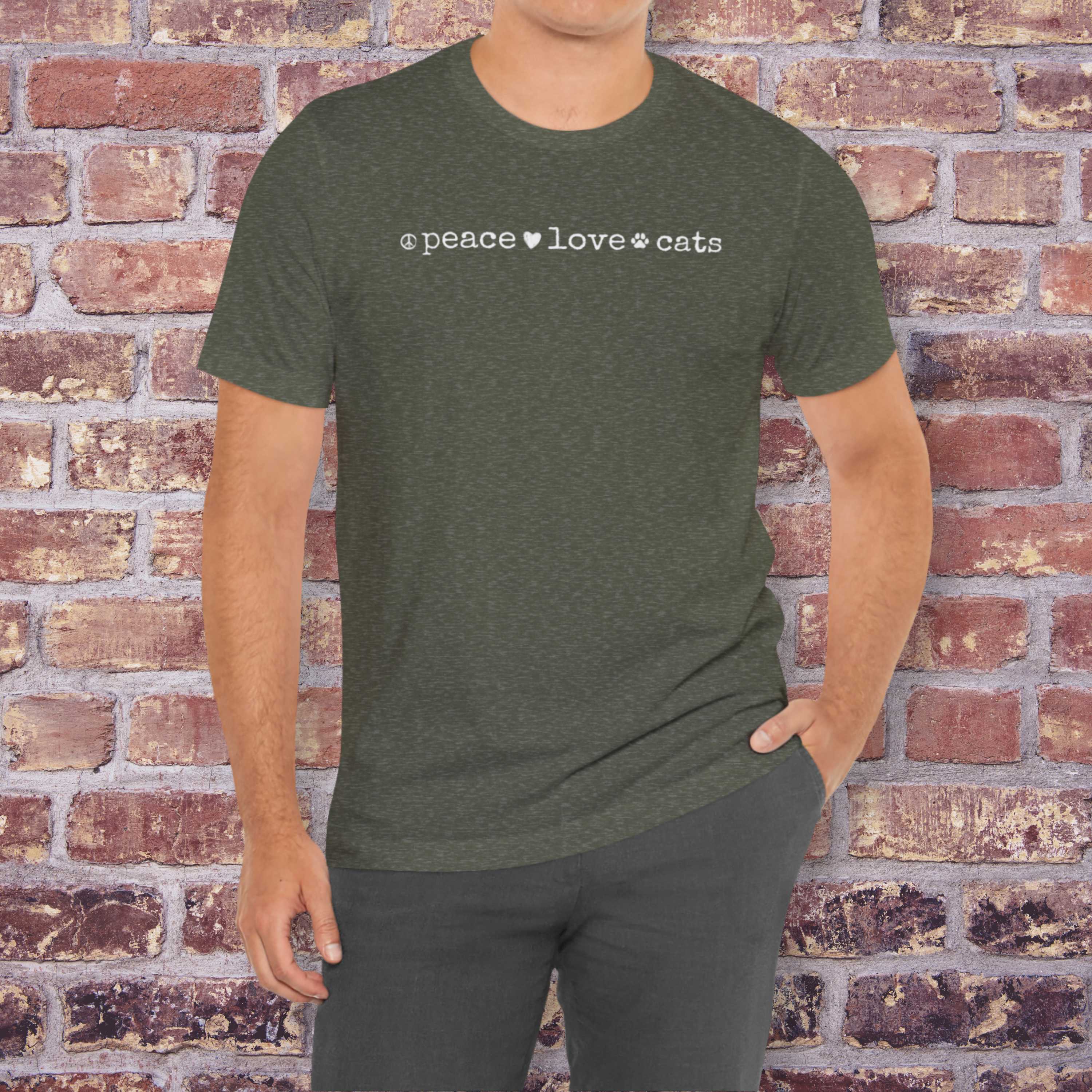 Peace Love Cats T-Shirt