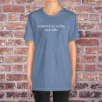 Powered by Coffee & Cats (text) T-Shirt