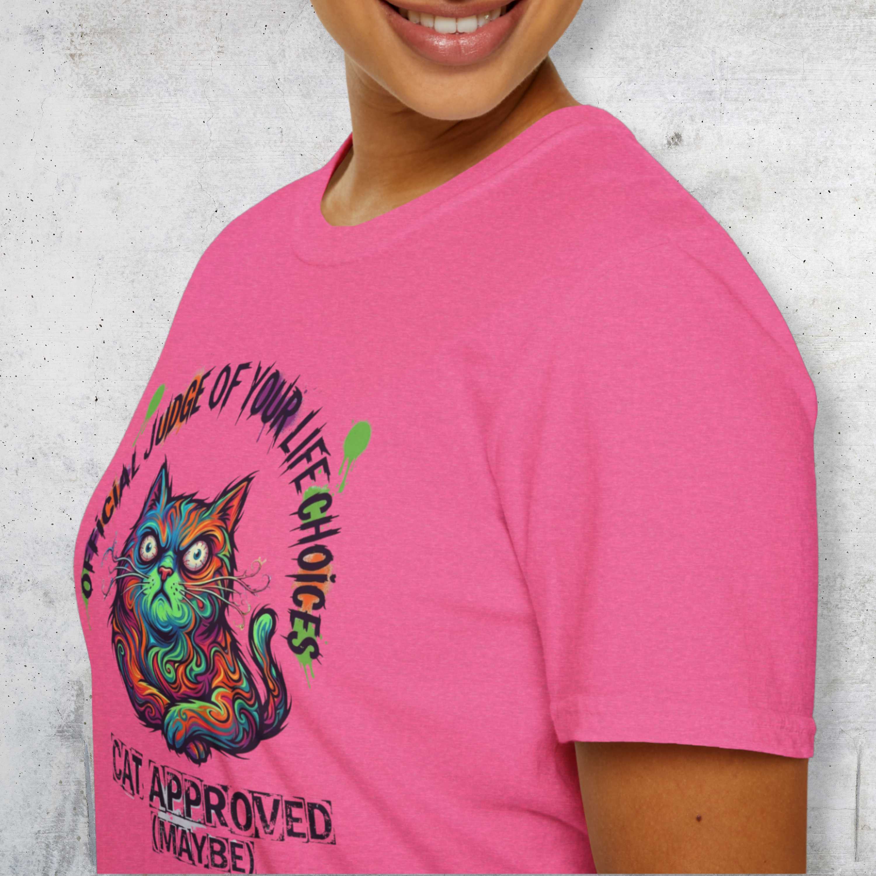 Official Judge of Life Choices Cat T-Shirt