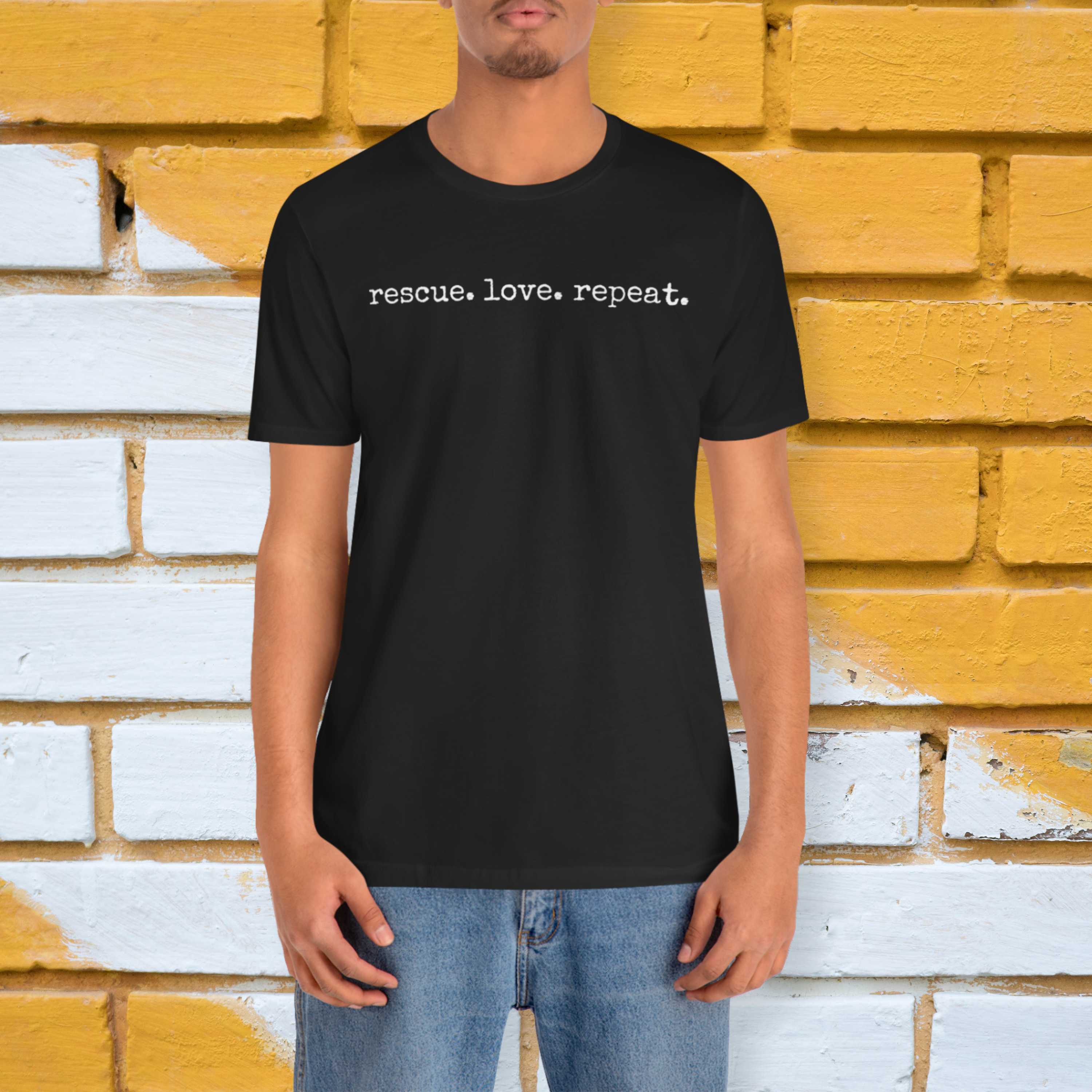 Rescue. Love. Repeat.  T-Shirt