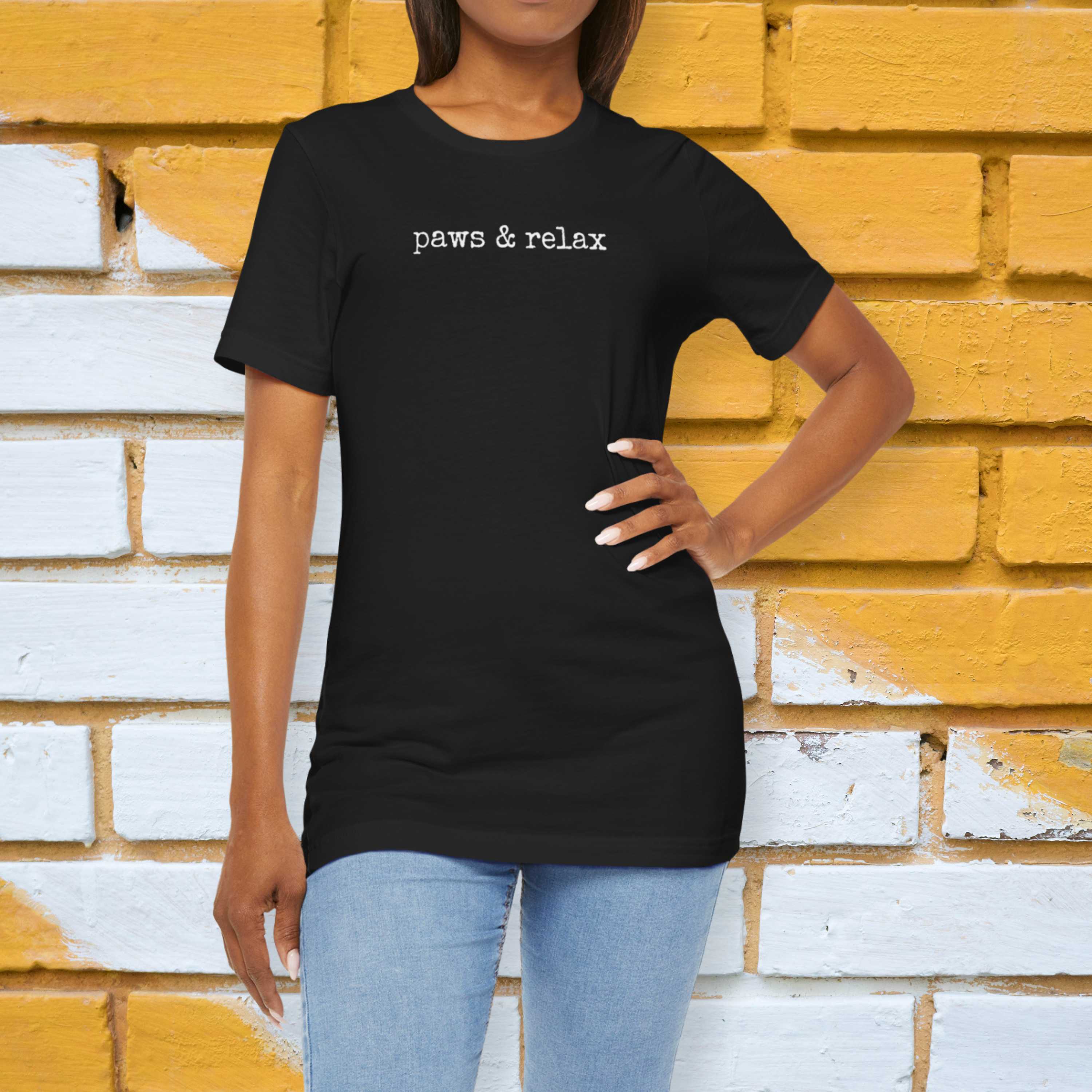 Paws & Relax (text) T-Shirt