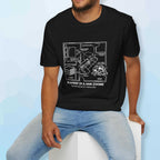 Blueprint of a 4AM Zoomie Cat T-Shirt