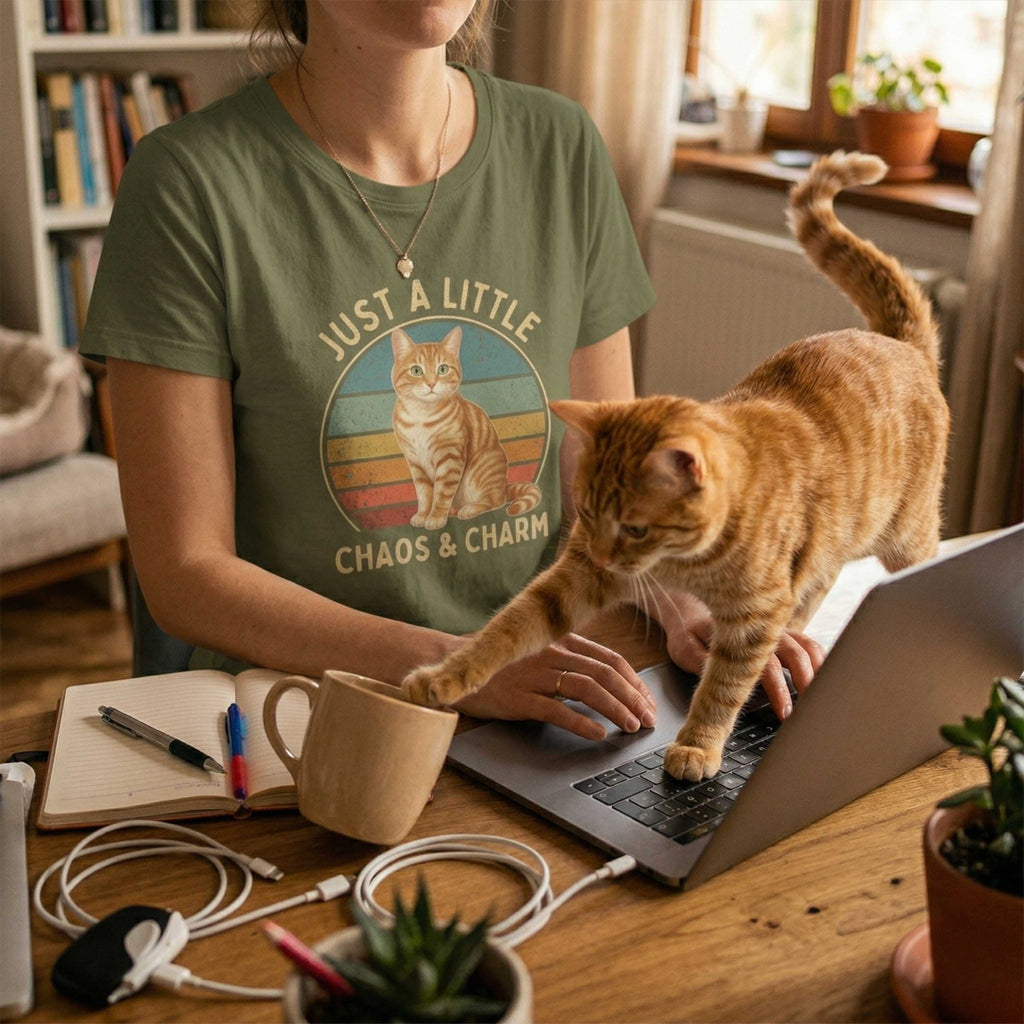 Just a Little Chaos & Charm Cat T-Shirt