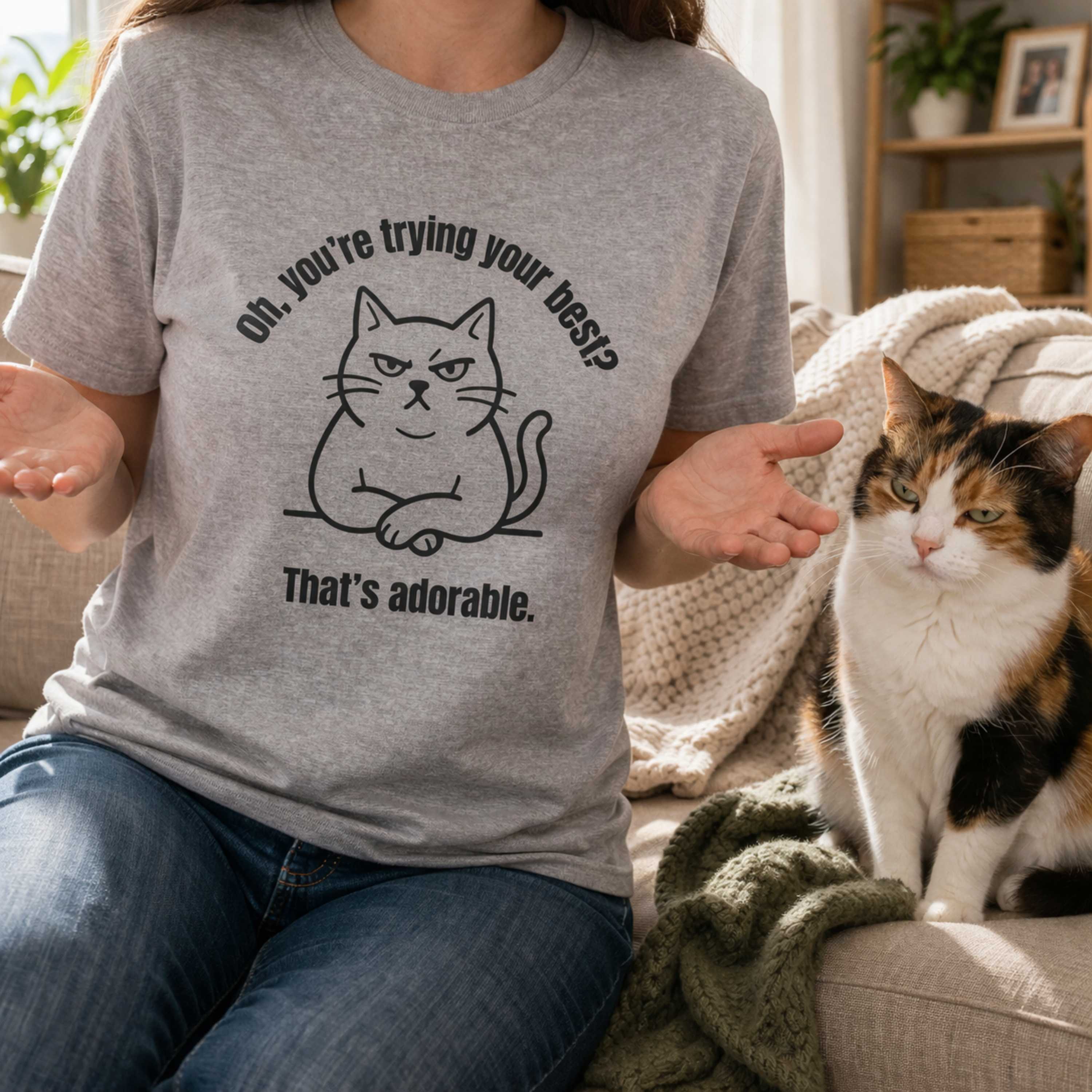 Trying Your Best Cat T-Shirt