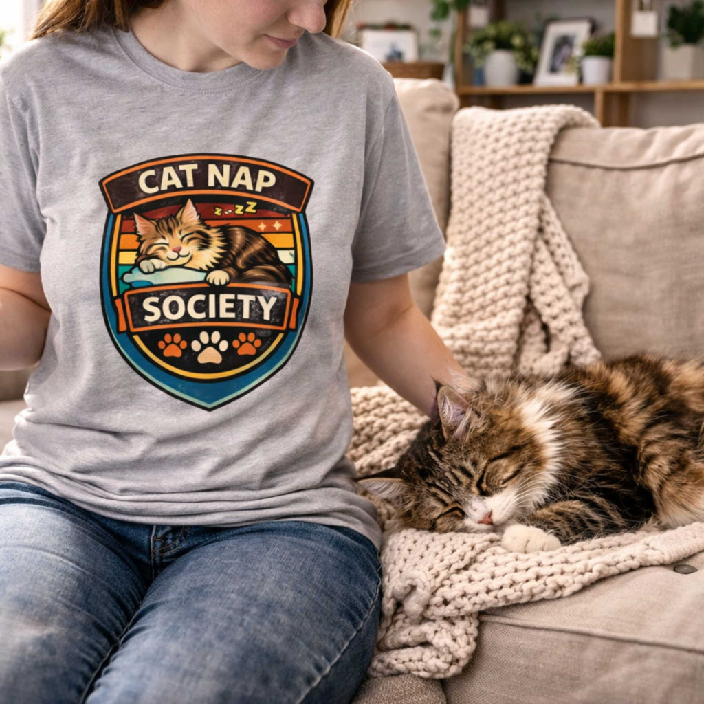Cat Nap Society Maine Coon T-Shirt