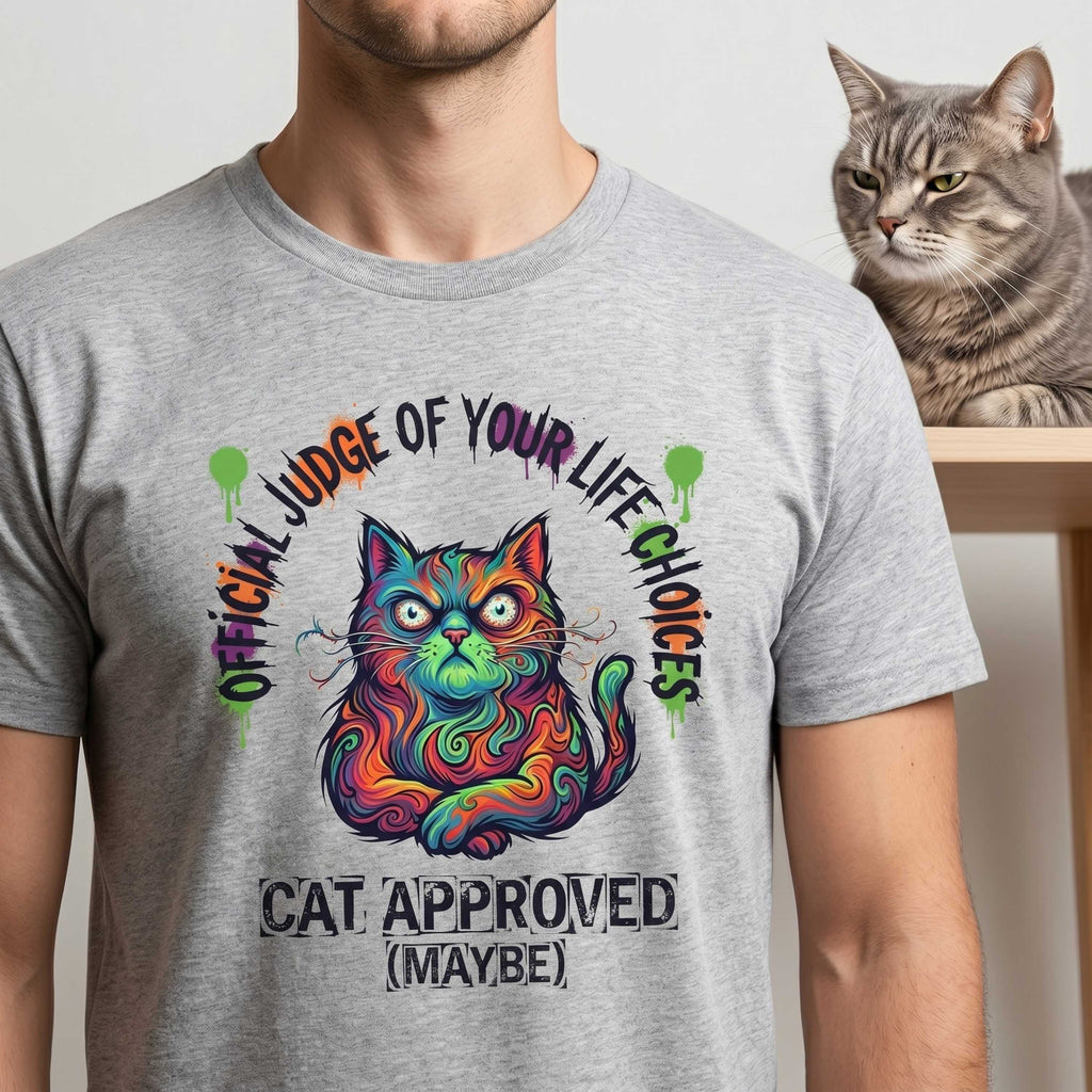 Official Judge of Life Choices Cat T-Shirt