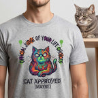 Official Judge of Life Choices Cat T-Shirt