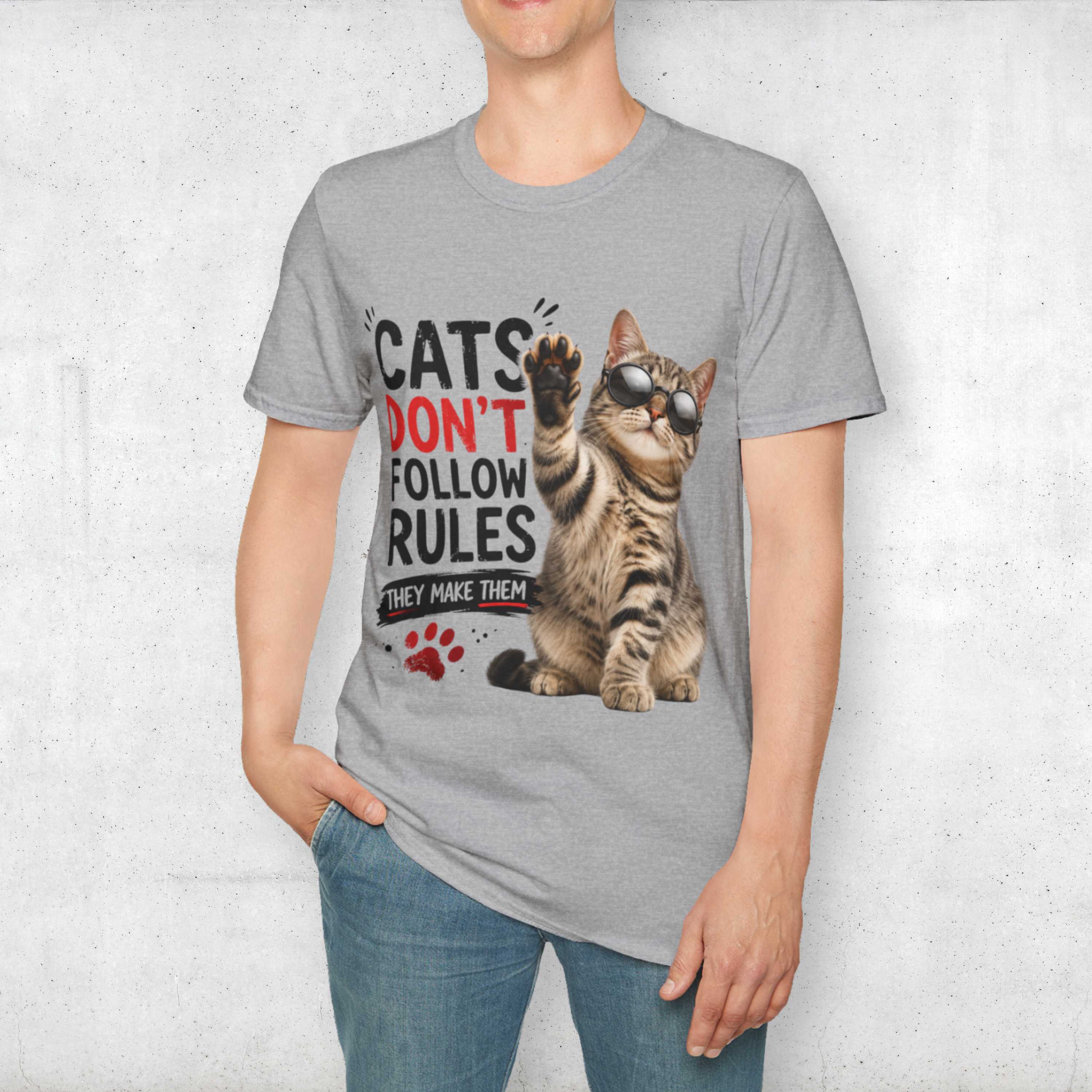 Cats Don't Follow Rules T-Shirt