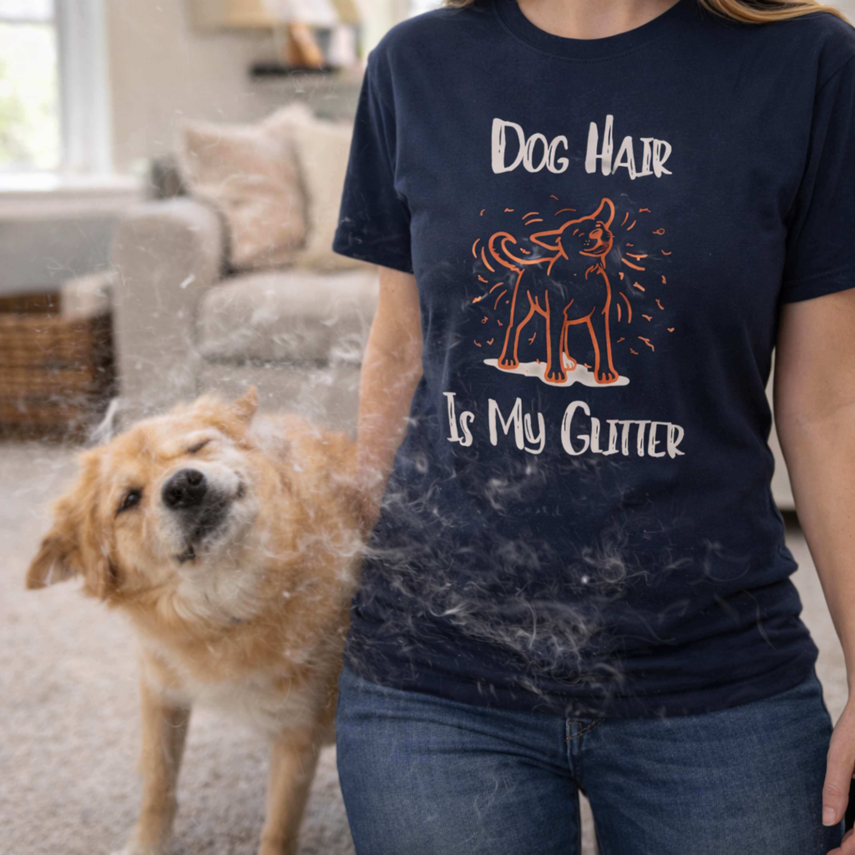 Dog Hair is My Glitter T-Shirt