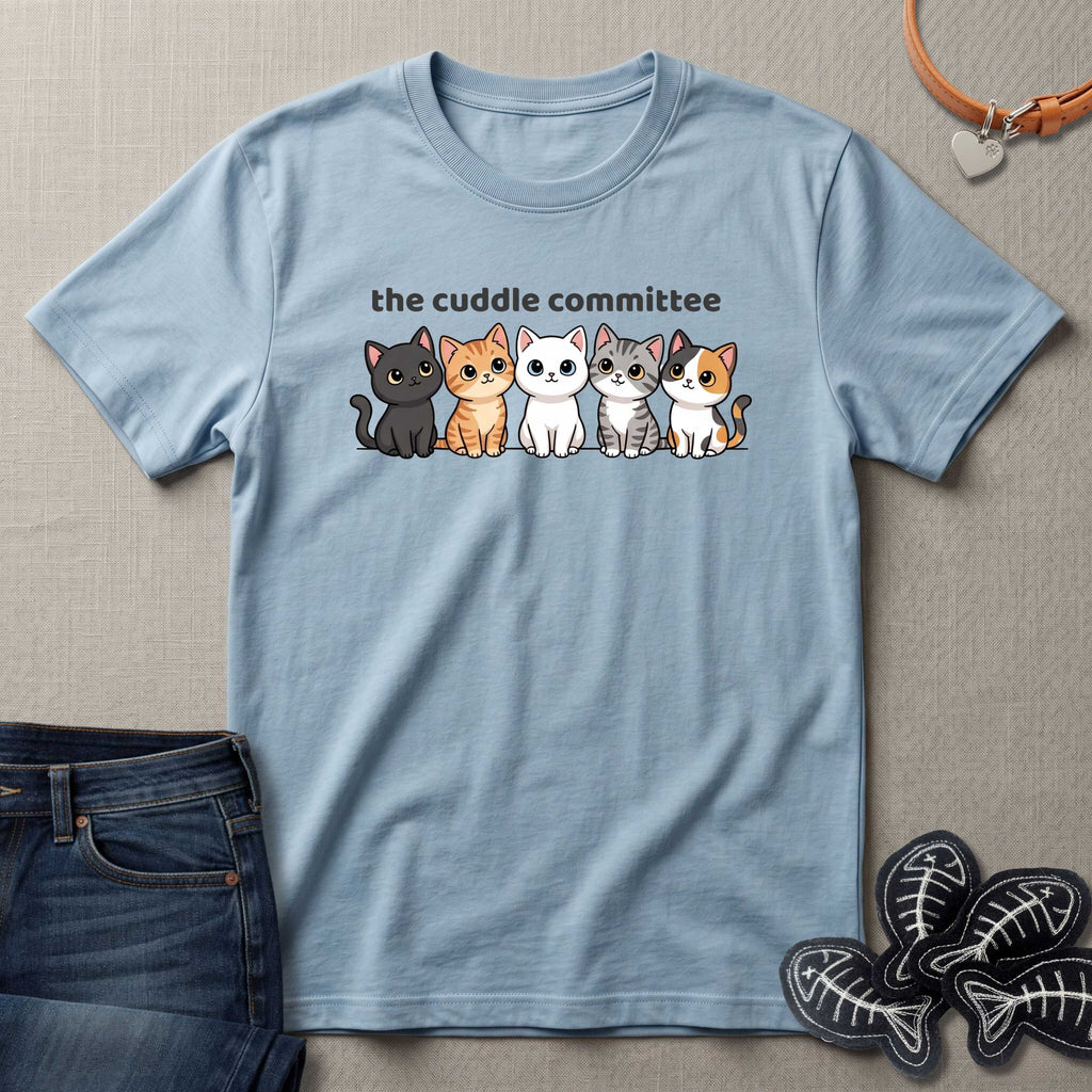 The Cuddle Committee Cat T-Shirt