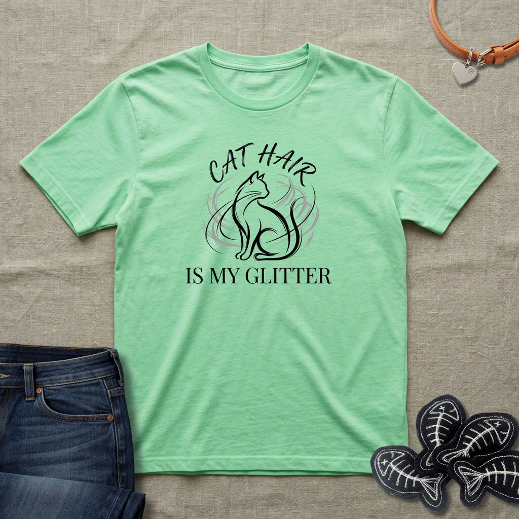 Cat Hair is My Glitter T-Shirt