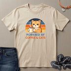 Powered by Coffee & Cats T-Shirt