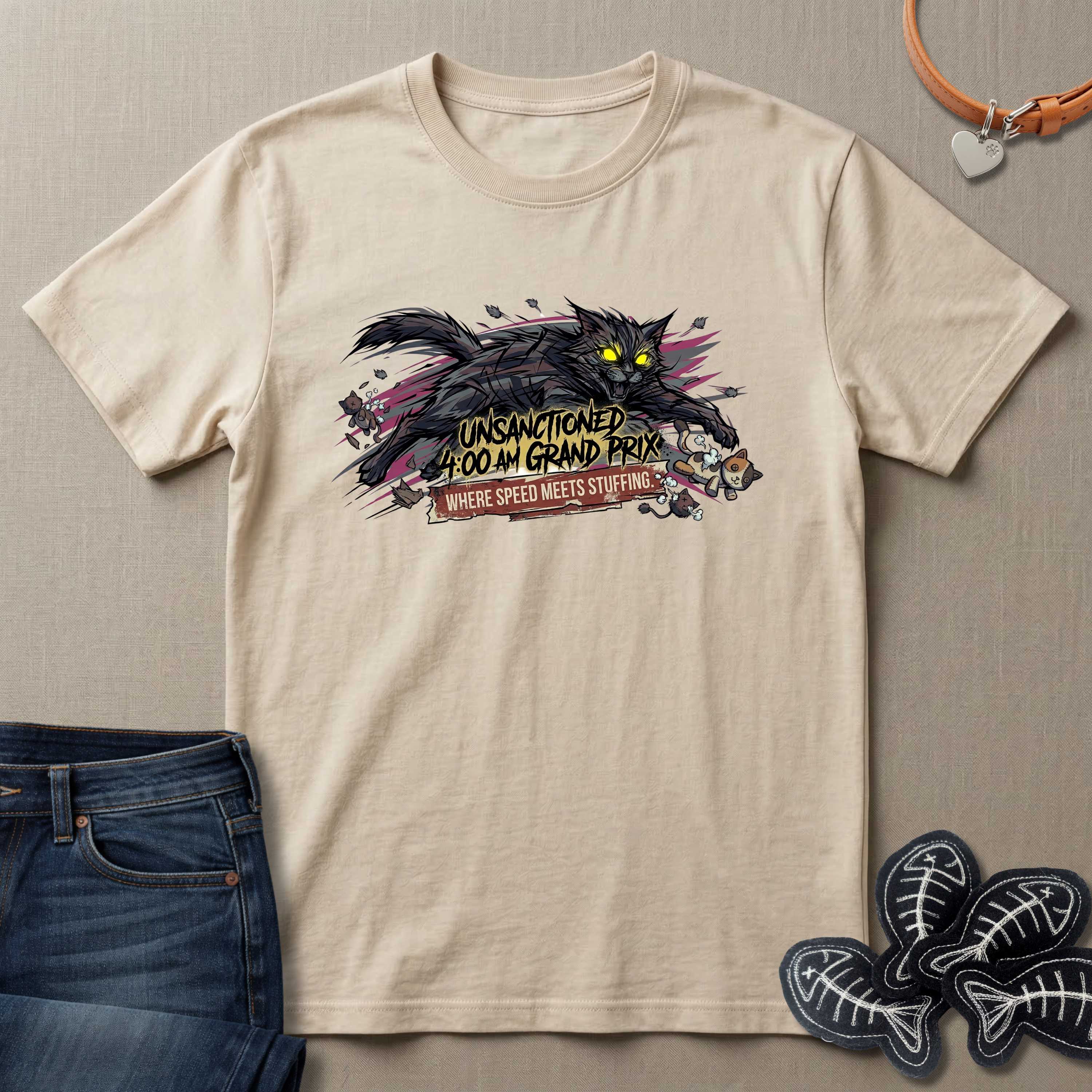 Unsanctioned 4 am Grand Prix Cat T-Shirt
