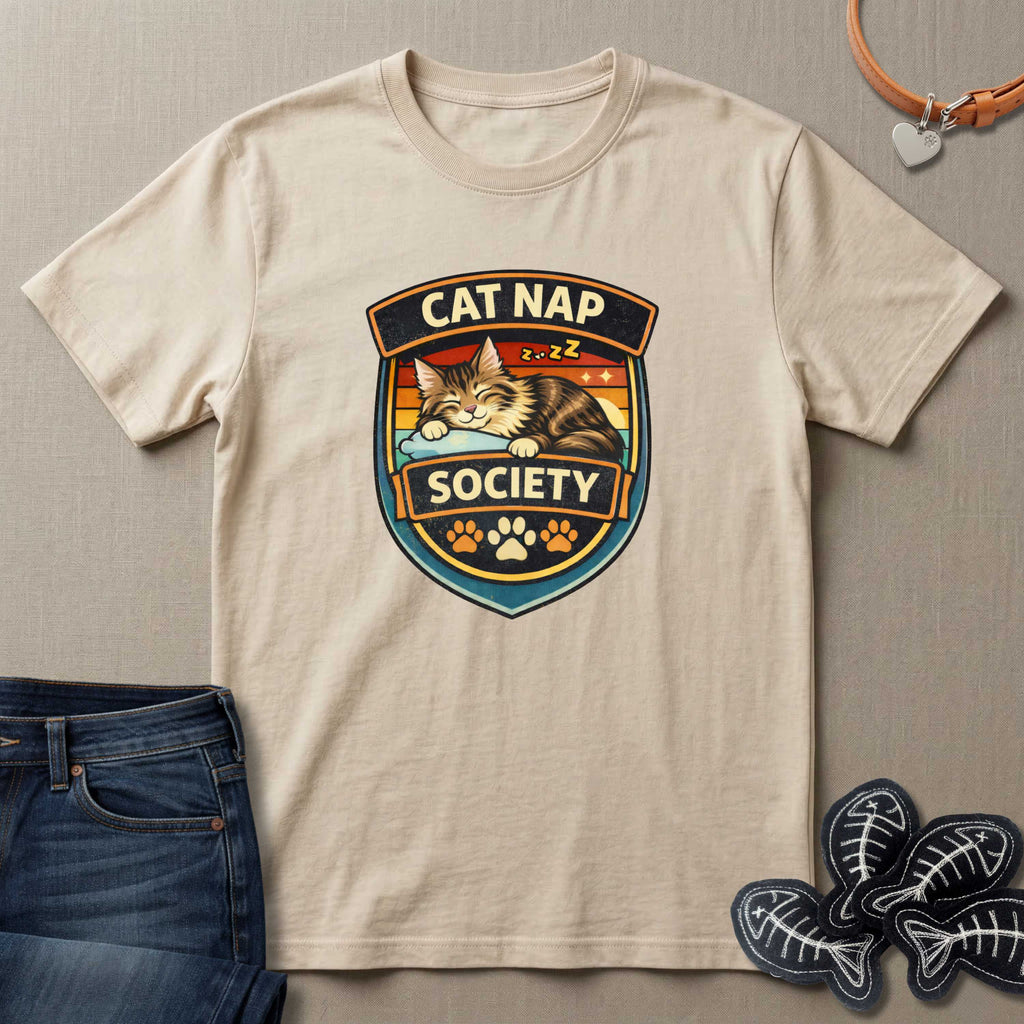 Cat Nap Society Maine Coon T-Shirt