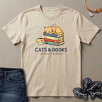 Cats & Books T-Shirt