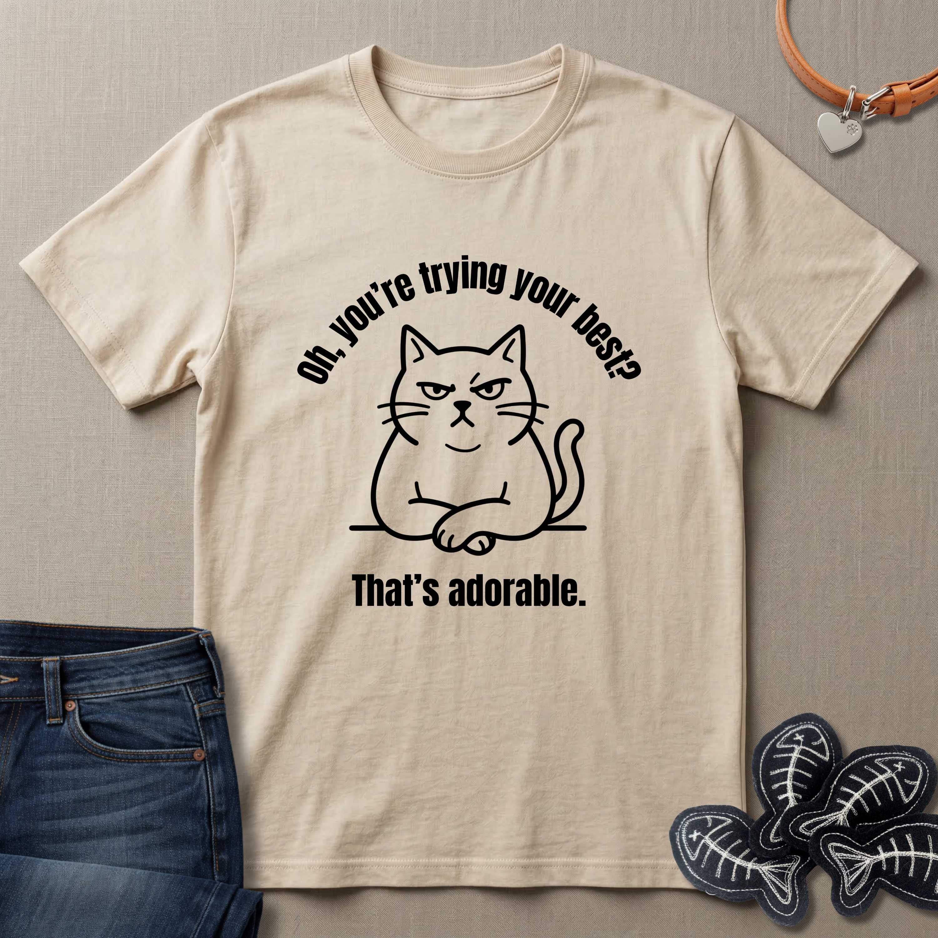 Trying Your Best Cat T-Shirt