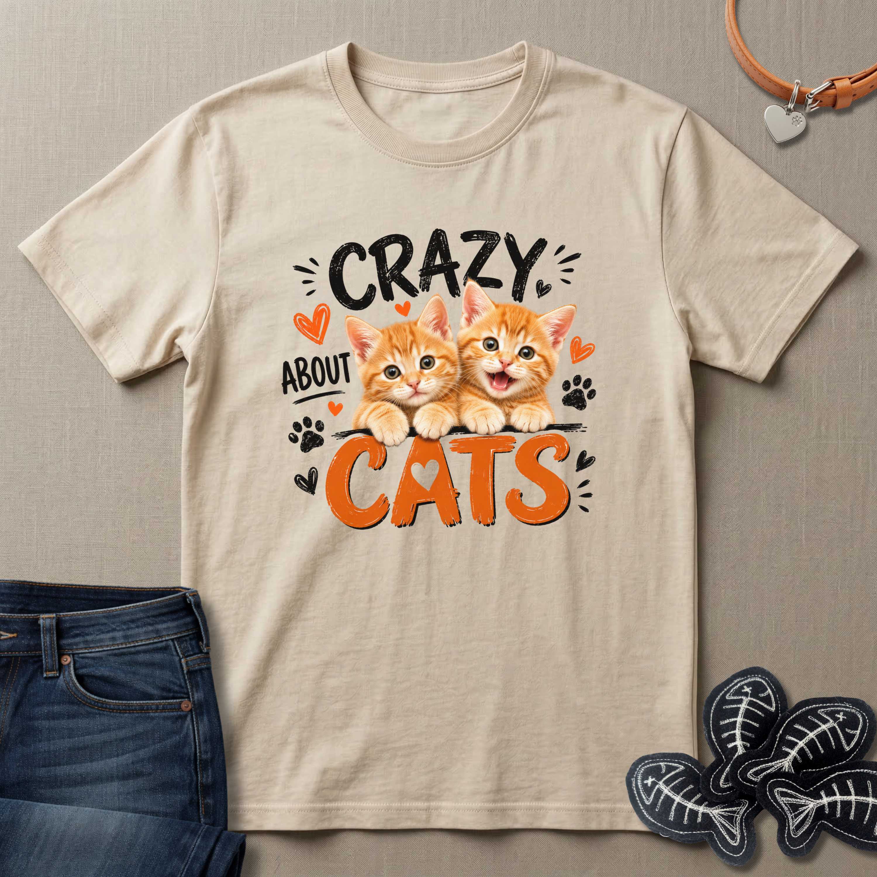 Crazy About Cats T-Shirt