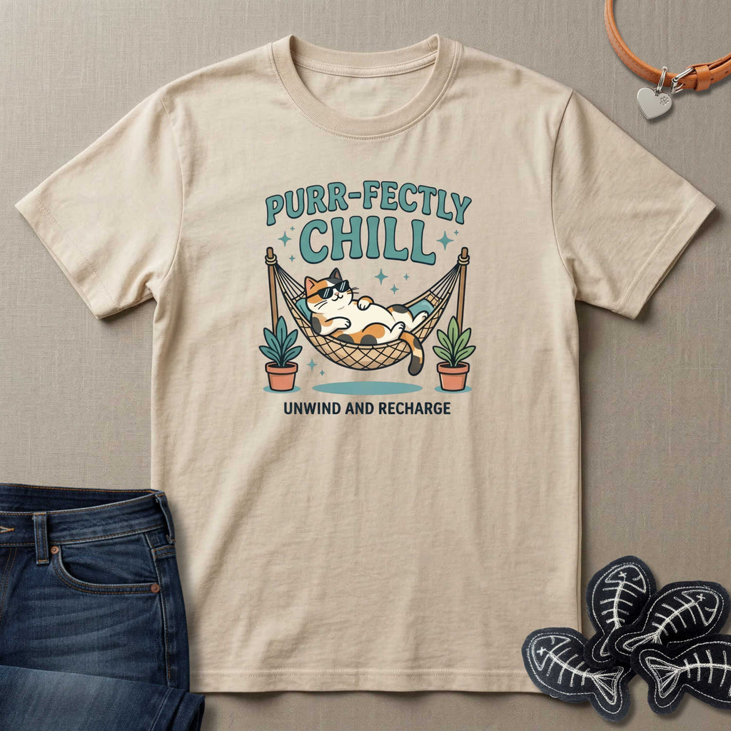 Purr-fectly Chill Cat T-Shirt