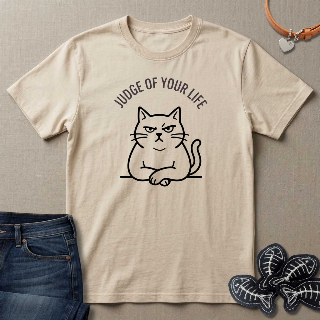 Judge of Your Life Cat T-Shirt