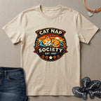 Cat Nap Society Orange Tabby T-Shirt