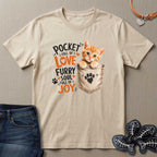 Pocket Full of Love Cat T-Shirt