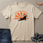 Morning Routine Cat & Sunburst T-Shirt