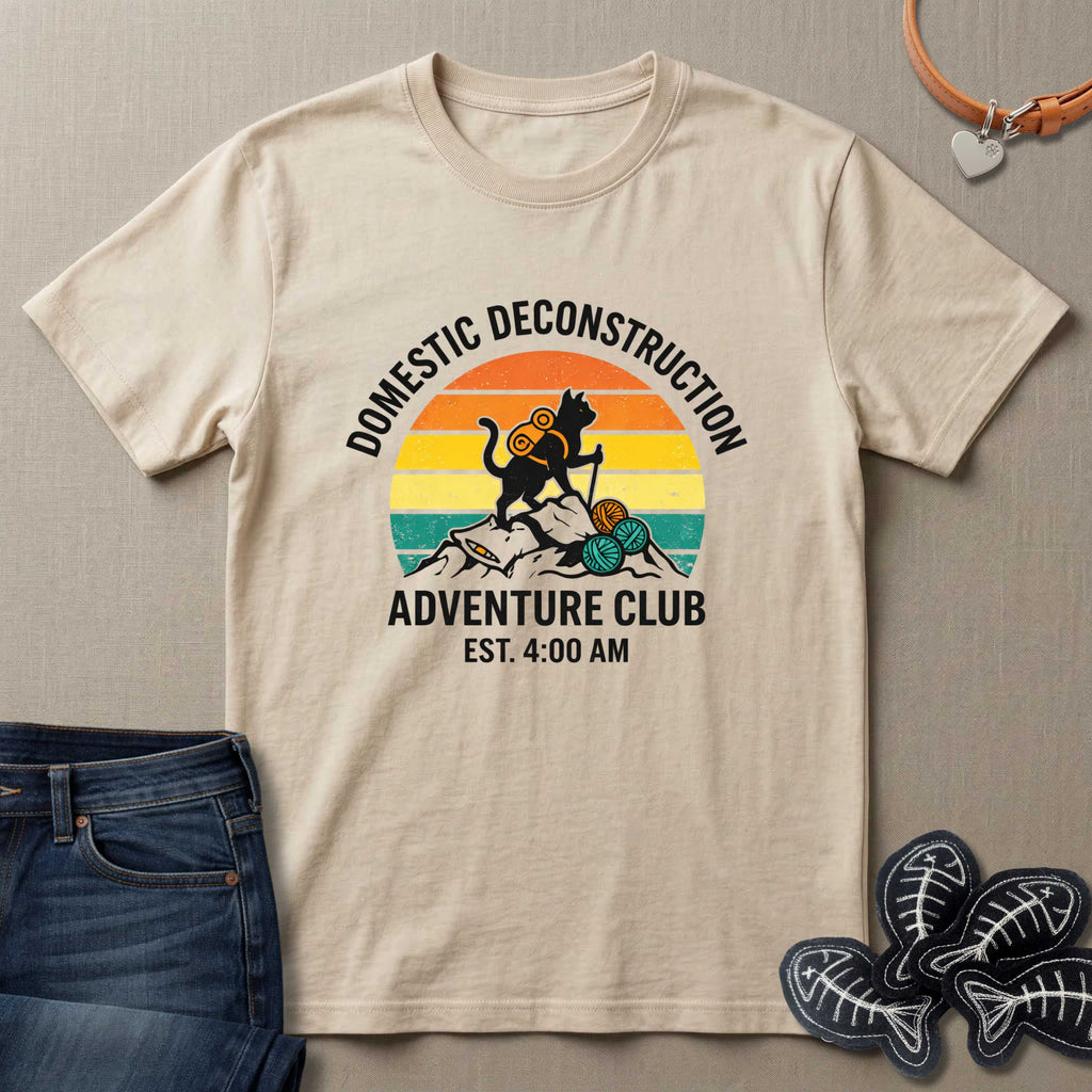 Domestic Deconstruction Cat T-Shirt