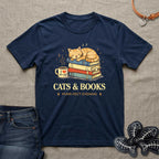 Cats & Books T-Shirt