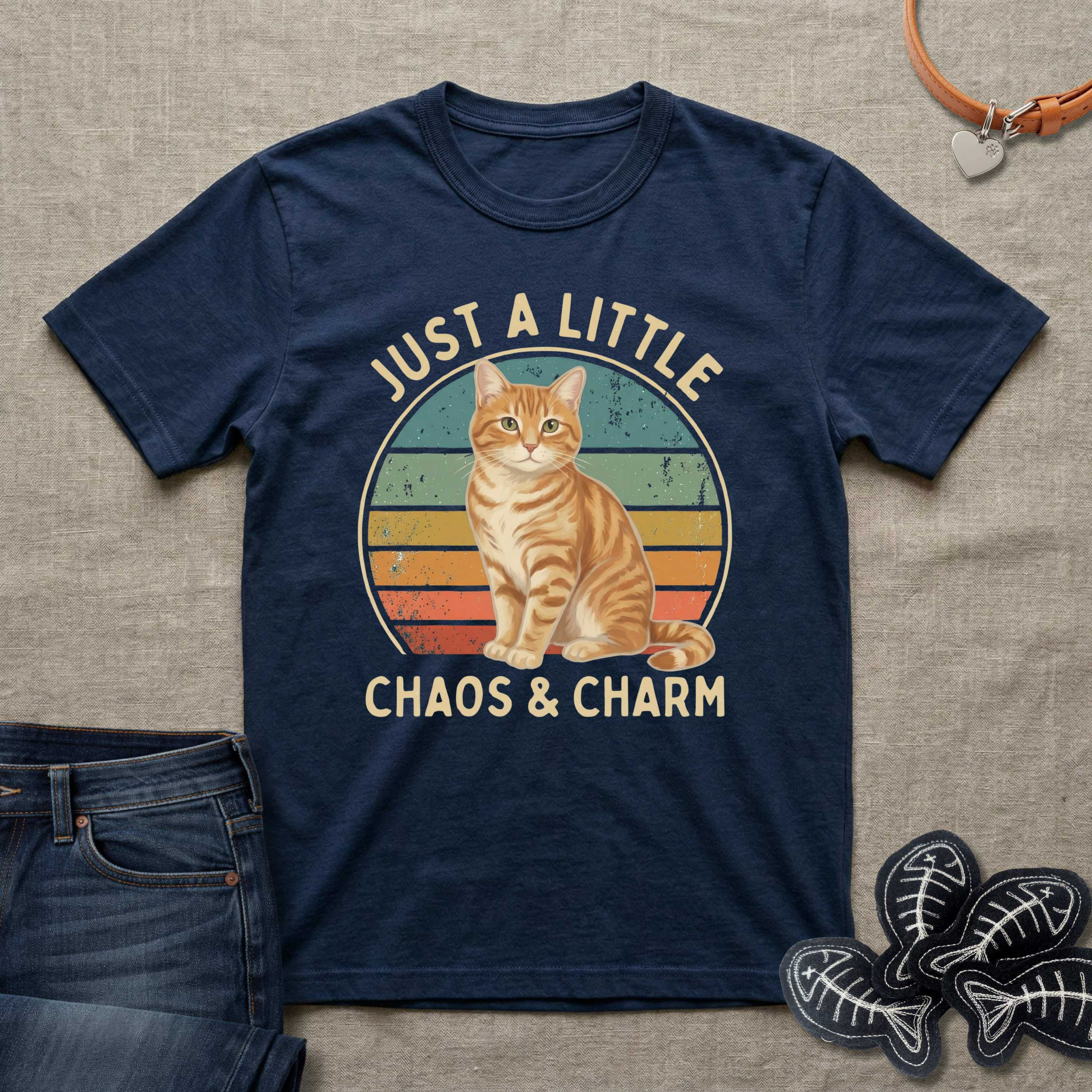 Just a Little Chaos & Charm Cat T-Shirt