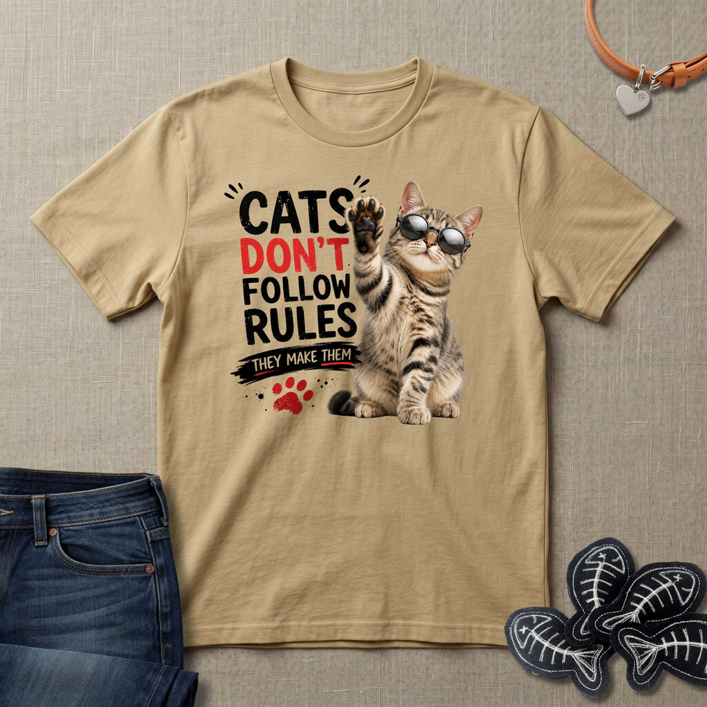 Cats Don't Follow Rules T-Shirt
