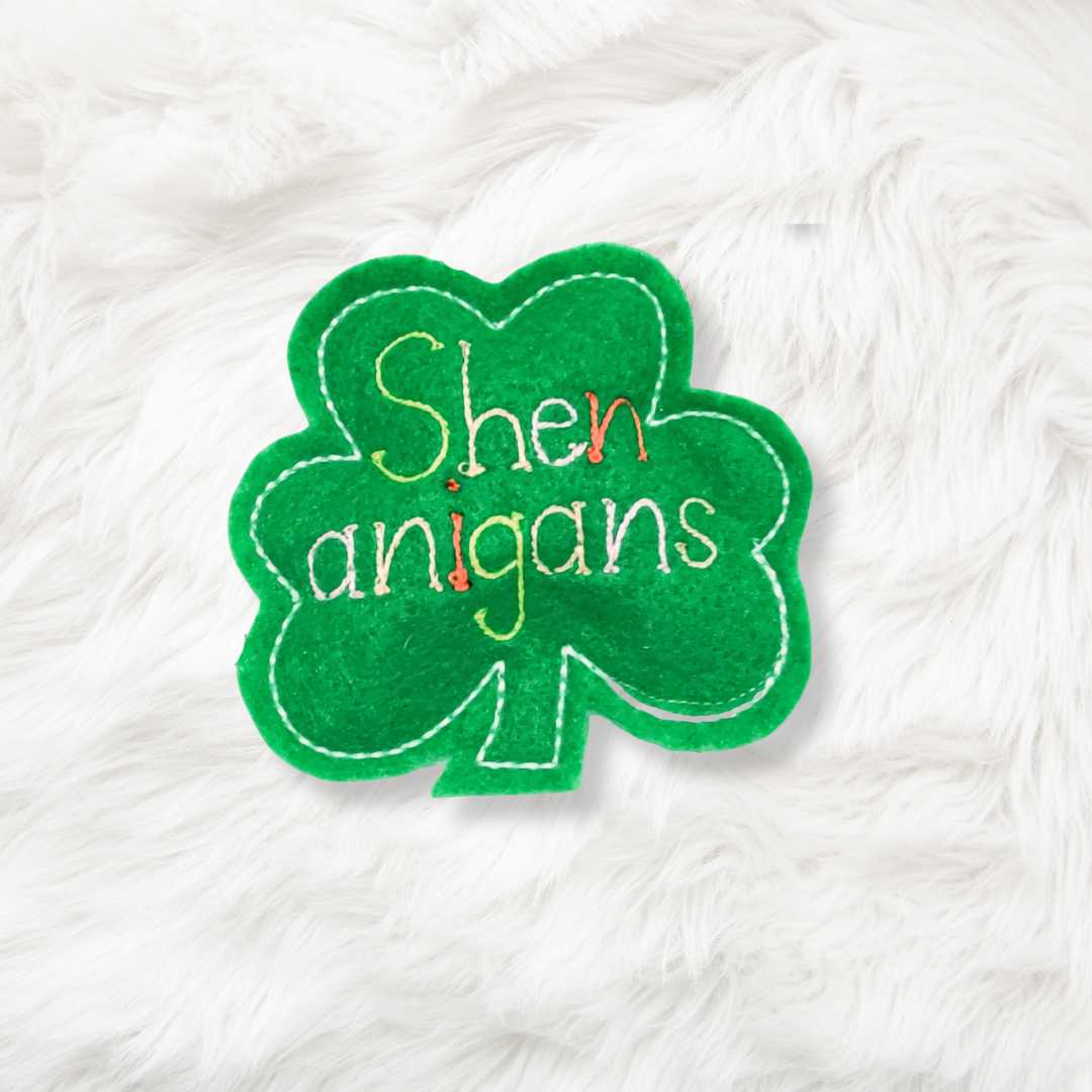 St. Patrick's Day Shamrock Catnip Toys – Handmade Set of 4