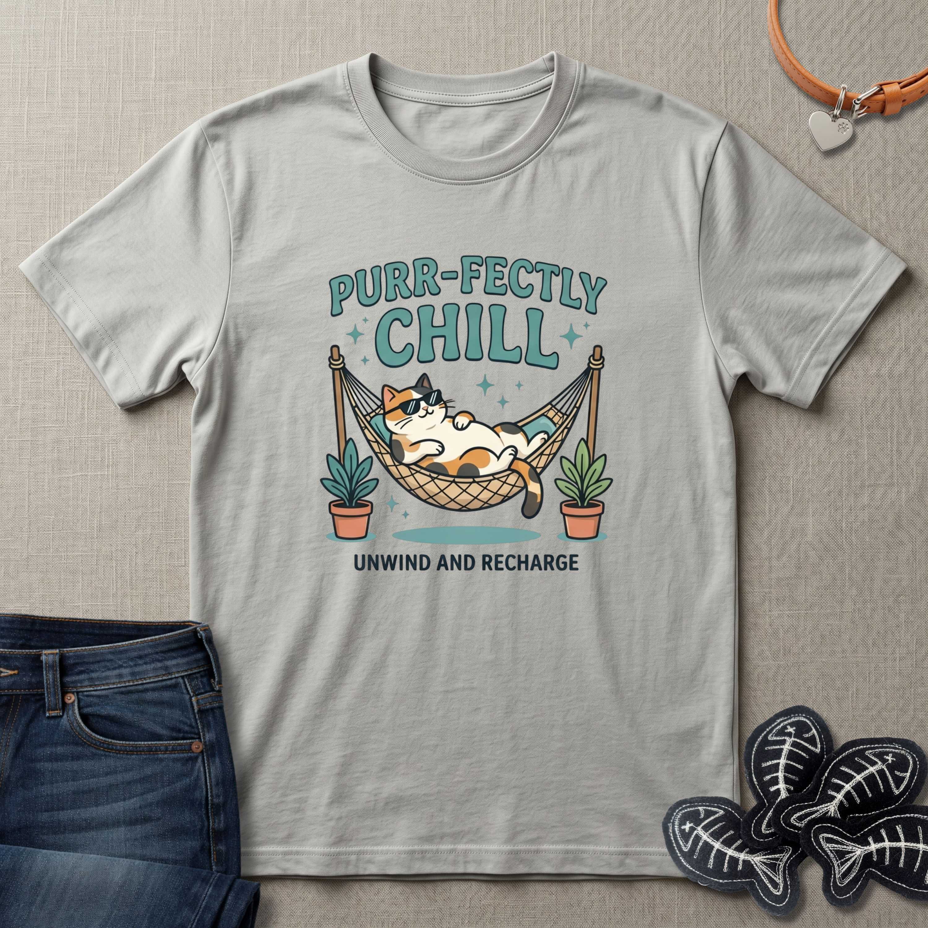 Purr-fectly Chill Cat T-Shirt