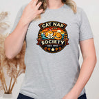 Cat Nap Society Orange Tabby T-Shirt