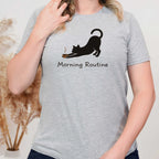 Morning Routine Cat & Coffee T-Shirt