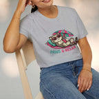 Paws and Relax - Hot Pink and Teal T-Shirt