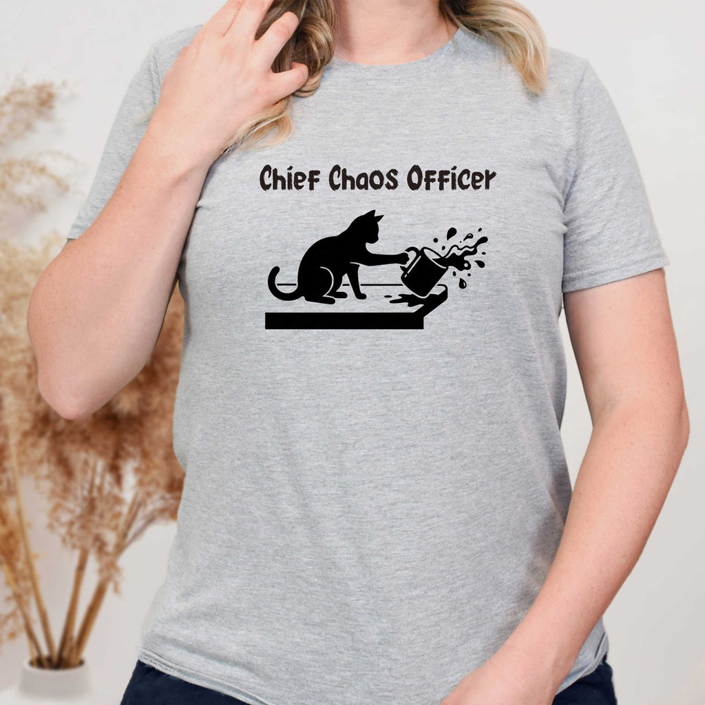 Chief Chaos Officer Cat T-Shirt